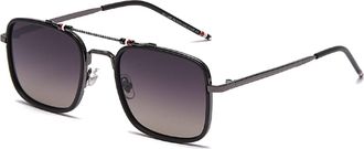 Generic Metal Polarized Large Frame Men and For Women Ink Outdoor Vacation Driving Glasses (Color : B, Size : Medium) 2026