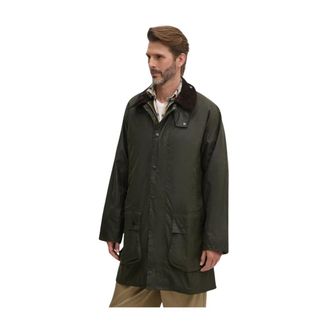 Barbour Jassen, Heren, Groen, XL, Katoen, Border Waxed Jacket