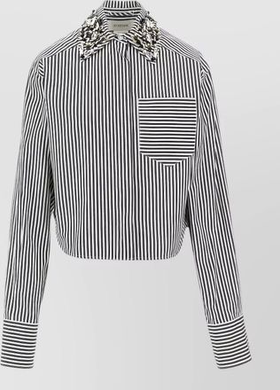 Sportmax spxquagga striped knit sweater long sleeves
