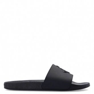 Jimmy Choo London Port Black Rubber Slides, Brand Size 39 ( US Size 6 )