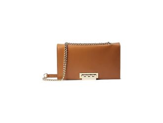 Zac Posen Earthette Mini Chain Shoulder - Solid Womens Handbags Camel, Leather