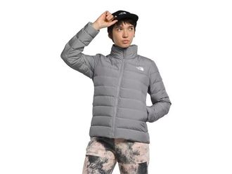 The North Face Aconcagua 3 Puffer Jacket Womens XS Gray Full Zip Classic APP1288