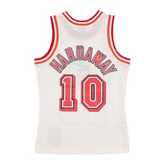 Mitchell & Ness Canotta Basket Uomo Nba Off White Team Color Swingman Jersey Hardwood Classics 1996 No 10 Tim Hardaway Miahea Off White - - Sport - Uomo - Multicolore