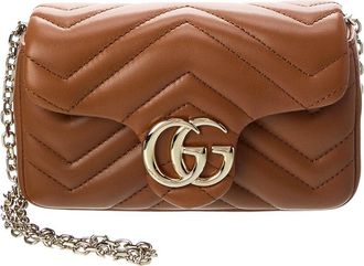 Gucci Gg Marmont Mini Leather Shoulder Bag