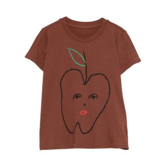 Maison Margiela Dames, Tops, Bruin, Maat: S Katoen