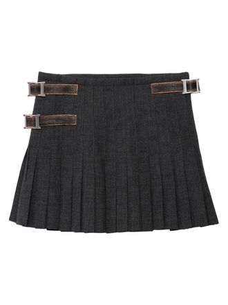 Prada Wollen mini-rok - Grijs