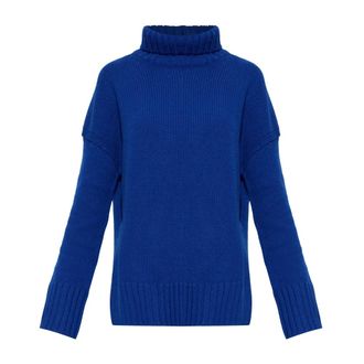 Zadig&Voltaire Maglione Dolcevita in Lana Bleeza - - Knitwear - Donna - Blu - M
