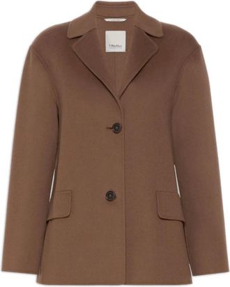 Max Mara Elfi Jas - Dames - Jassen - Bruin - Maat: S Zijde