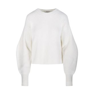 P.A.R.O.S.H. Round-neck Knitwear, female, Beige, XS, 002 Panna Jumper