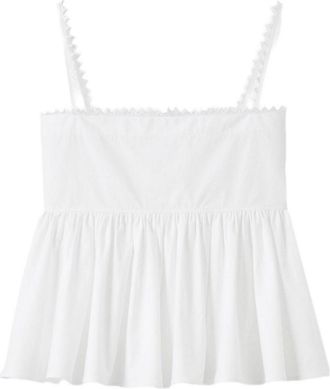 Jacquemus Flared Top In White