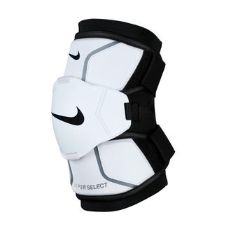 Nike Mens Vapor Select 2.0 Lacrosse Arm Pads in White | PDAPS6-100