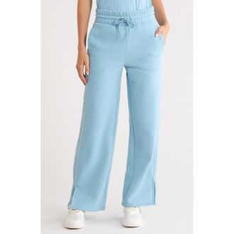 90 Degree by Reflex Finish Line Fleece Sweatpants in Blue at Nordstrom Rack, Size X-Small
