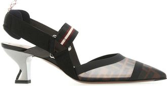 Fendi slingback pumps - Zwart