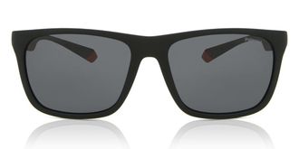 Polaroid PLD 2141/S Polarized BLX/M9 Mens Sunglasses Black Size 57