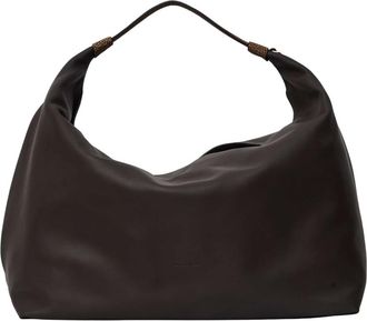 Borbonese Wave Shopping Large - Dames - Tassen - Bruin - Maat: ONE Size Leer