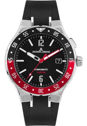 Jacques Lemans 1-2109A Mens Hybromatic Watch - Silver - One Size