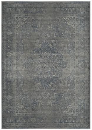 Safavieh Alfombra viscosa blu/grigio 122 x 170 cm