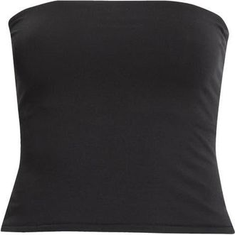 SKIMS Stretch Cotton Jersey Tube Top in Soot at Nordstrom, Size X-Large