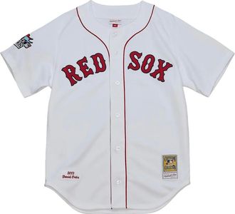 Mitchell & Ness Camicia MLB Red Sox 2013 David Ortiz - Bianco