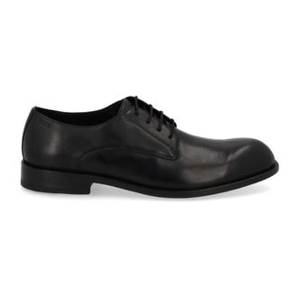 HUGO BOSS Schoenen, Heren, Zwart, 39 1/2 EU, Leer, Tayil-L Derby