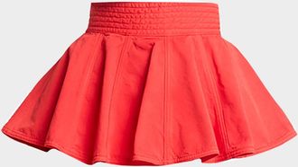 Alaia Tinted Peplum Denim Belt