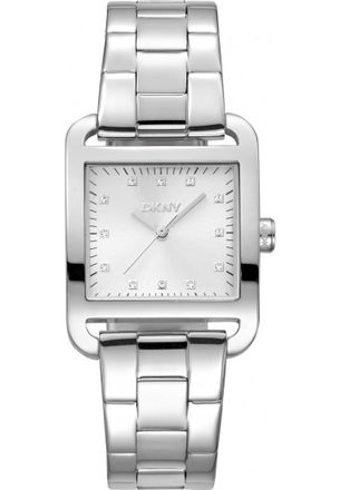 DKNY Womens DK1L004M0045 Ladies City Watch - Silver - One Size