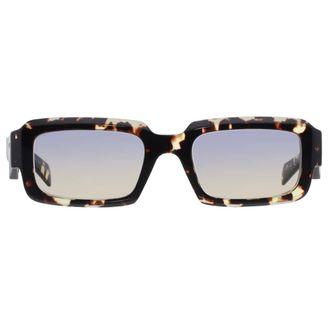 Prada Blue Yellow Gradient Rectangular Mens Sunglasses PR 27ZS 16O50E 54
