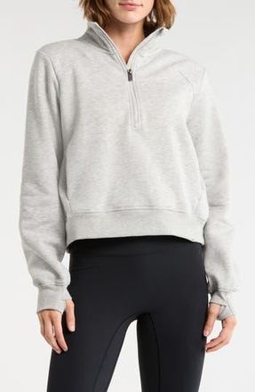 Marika Onyx Half Zip Pullover in Heather Grey at Nordstrom Rack, Size X-Large