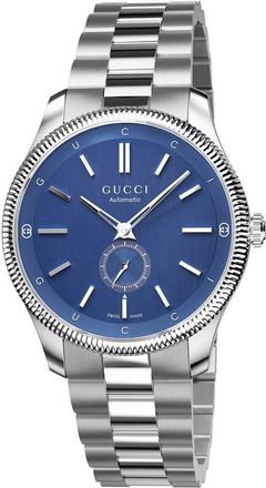 Gucci G-Timeless Quartz Blue Dial Mens Watch YA126389