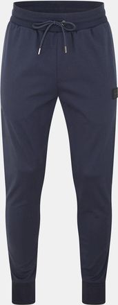 HUGO BOSS Mens Lamont Solid Patterned Slim Joggers in Dark Blue - Size 2XL