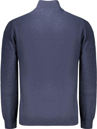 Timberland Half-Zip Wool Blend Sweater - Blue