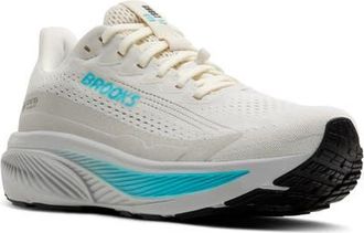 Brooks Ghost 17 GTX Gore-Tex Waterproof Running Shoe in Coconut/Oyster/Blue at Nordstrom, Size 11.5