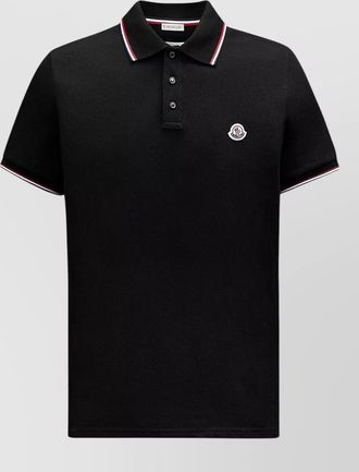 Moncler cotton short-sleeve polo shirt