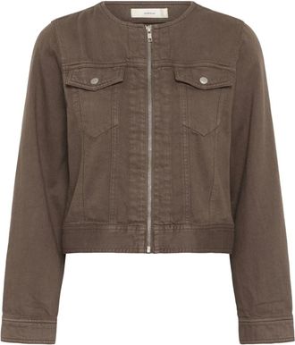 Inwear Denim Jassen - Dames - Spijkerjassen - Bruin - S - Denim - Jassen
