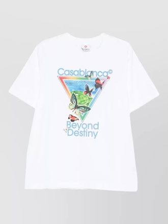 Casablanca tennis club icon destiny graphic t shirt
