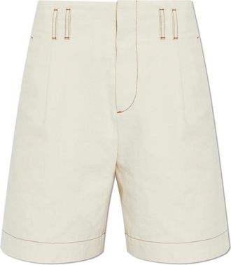 Lanvin Denim Shorts - Heren - Korte Broeken - Beige - S - Denim - Korte Broeken