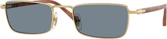 Persol PO1025S 113256 Mens Sunglasses Gold Size 57
