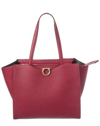 Ferragamo Gemini Leather Satchel