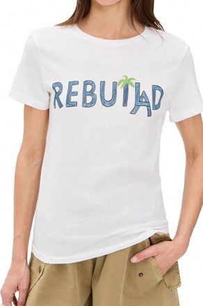 Unfortunate Portrait Womens Rebuid La Shirt In White