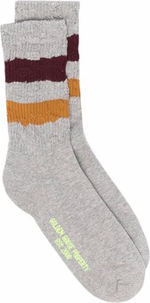 Golden Goose Calzini Golden Goose a coste alte/righe/strappati