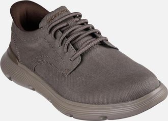 Skechers Mens Skechers Mens Garza Clive Slip-In Trainers - Grey - Size: 10
