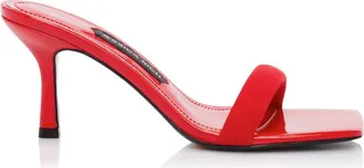 Jessica Rich Womens Veronika Mule In Red