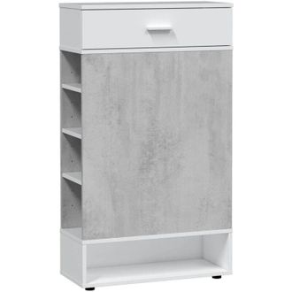 For&eacute;s Scarpiera - Mobile Portascarpe Bianco 28x67x119h cm