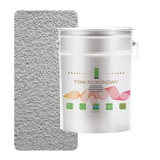 OEM Intonaco Siliconico Per Facciate Esterne, Grigio 1,5 Mm Premium 25 Kg