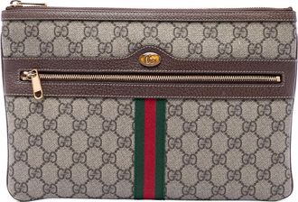 Gucci Pre-owned Gucci GG Supreme Web Ophidia Clutch Unisex QYH3GNVOIPRLS5UW