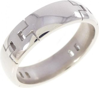 Herm&egrave;s White Gold (18K) Band Ring (Pre-Owned)