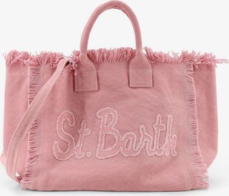 MC2 Saint Barth Borsa a mano Colette in canvas con logo frontale - MC2 SAINT BARTH - gender_Woman