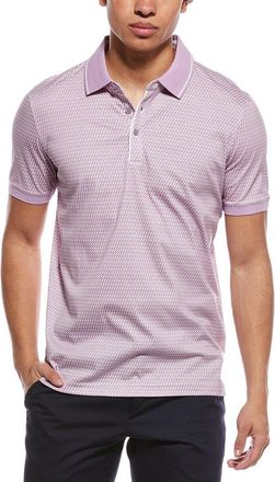 Raffi Jacquard Print Polo Shirt