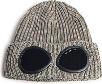 C.P. Company CP Company Goggle beige wollen muts