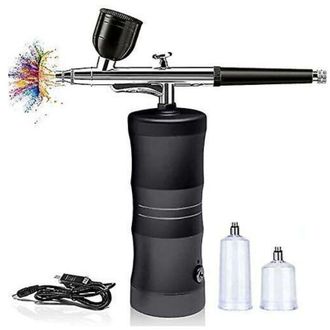 OEM Kit De Aer&oacute;grafo Con Compresor Inal&aacute;mbrico Port&aacute;til. Mini Kit De Aer&oacute;grafo Para Pintura, Tatuajes, Decoraci&oacute;n De U&ntilde;as, Moda, Maquillaje, Decoraci&oacute;n De